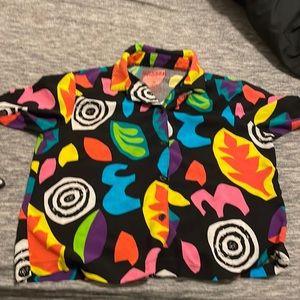 Stranger Things multicolored Crop Tee